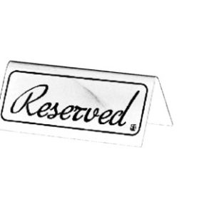 "Reserved" P/G διάφανο