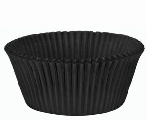 Θήκη ψησίματος για Cupcakes No.3Α - Μαύρη 40mm x H 25mm (150 ΤΕΜ)