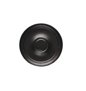 Wings Black porcelain saucer 15.4cm