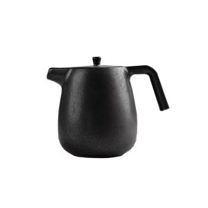 Wings Black porcelain tea pot 340cc