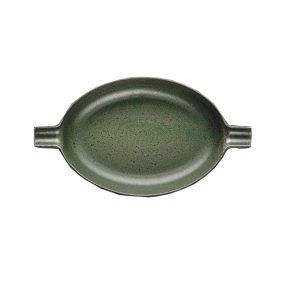 Πιατέλα Πορσελάνης οβάλ ρηχή Wings Olive 30cm x 17cm