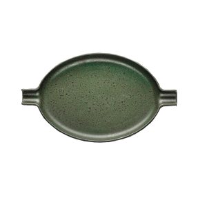Πιατέλα Πορσελάνης οβάλ βαθιά Wings Olive 31cm x 17cm