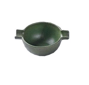 Wings Olive porcelain bowl round 12cm x 8cm