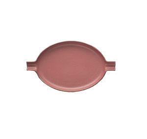Wings Terra porcelain deep platter oval 31cm x 17cm