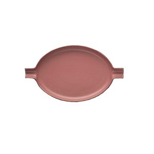 Wings Terra porcelain deep platter oval 31cm x 17cm