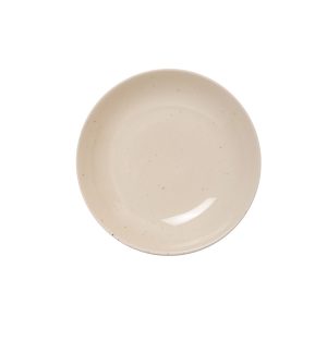 Flakes Vanilla porcelain deep plate 20cm