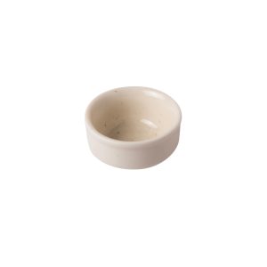 Flakes Vanilla porcelain "dip" bowl 6cm