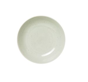 Flakes Menta porcelain deep plate 20cm