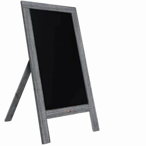 Chalk board single sided A - frame 50cm x 86cm Grey