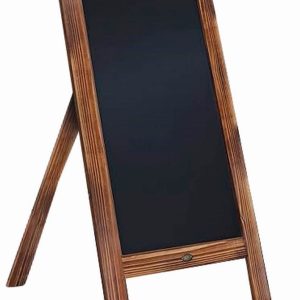 Chalk board single sided A - frame 50cm x 86cm Brown