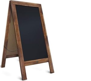 Πίνακας υγρής κιμωλίας διπλής όψης 50cm x 86cm Wenge