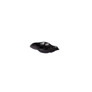 Melamine platter decor black 24*13.5*5cm