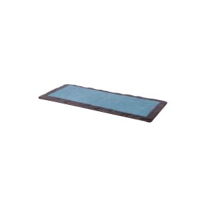Πλατώ ορθογώνιο μελαμίνης σιέλ-καφέ rustic 45.8x20.8x1.7cm