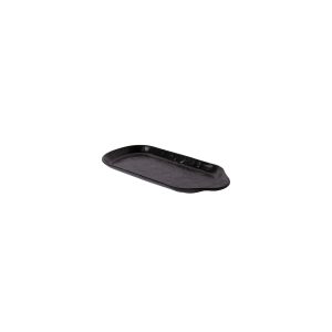 Oval melamine platter black 30*14*2cm