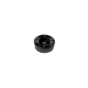 Τασάκι αντιανεμικό μελαμίνης μαύρο 10.5x4.5cm