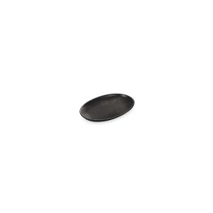 Πιατέλα οβάλ μελαμίνης μαύρη 60,8x39x3,5cm