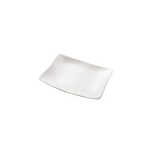 Πιατέλα οροθογώνια μελαμίνης λευκή 40x29,5x3cm